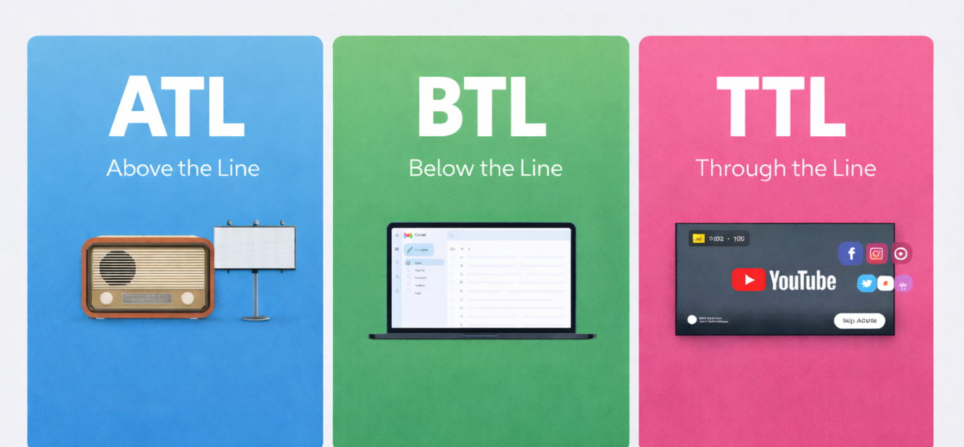 ATL BTL TTL reklam strategiyalarının müqayisəsi